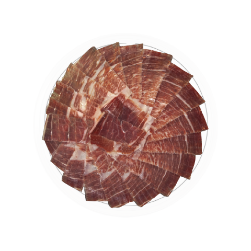 Plat de pernil de bellota 100% ibèric tallat a mà