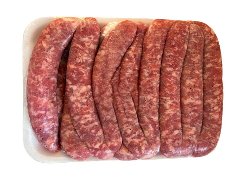 Botifarra fresca de porc en safata