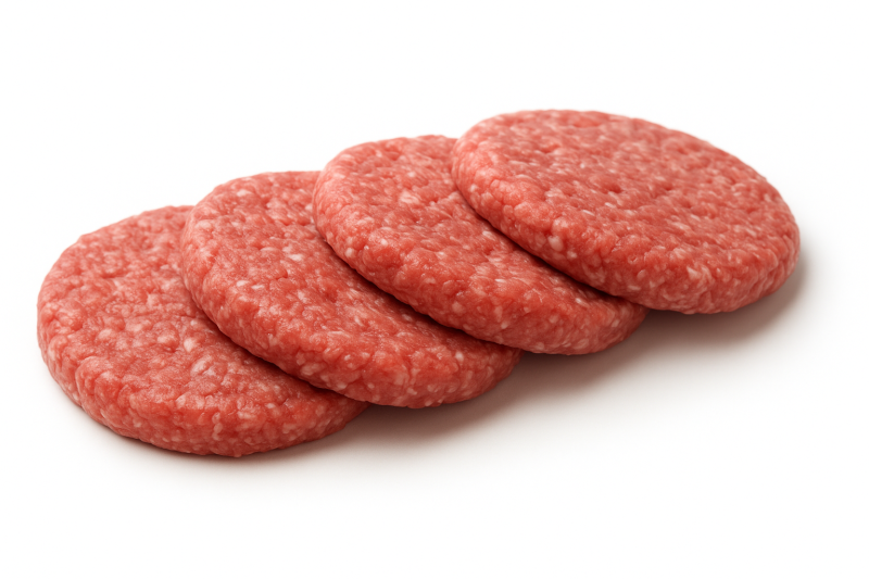 Hamburguesa de porc en safata