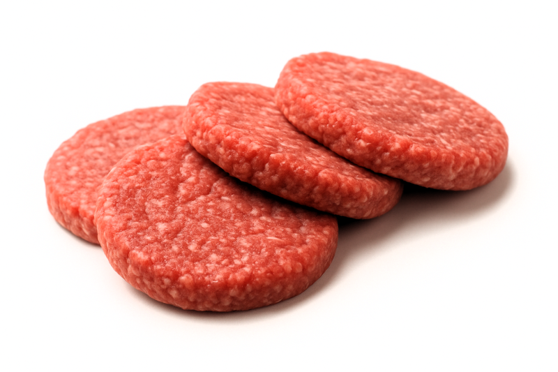 Hamburguesa mixta de porc i vedella en safata